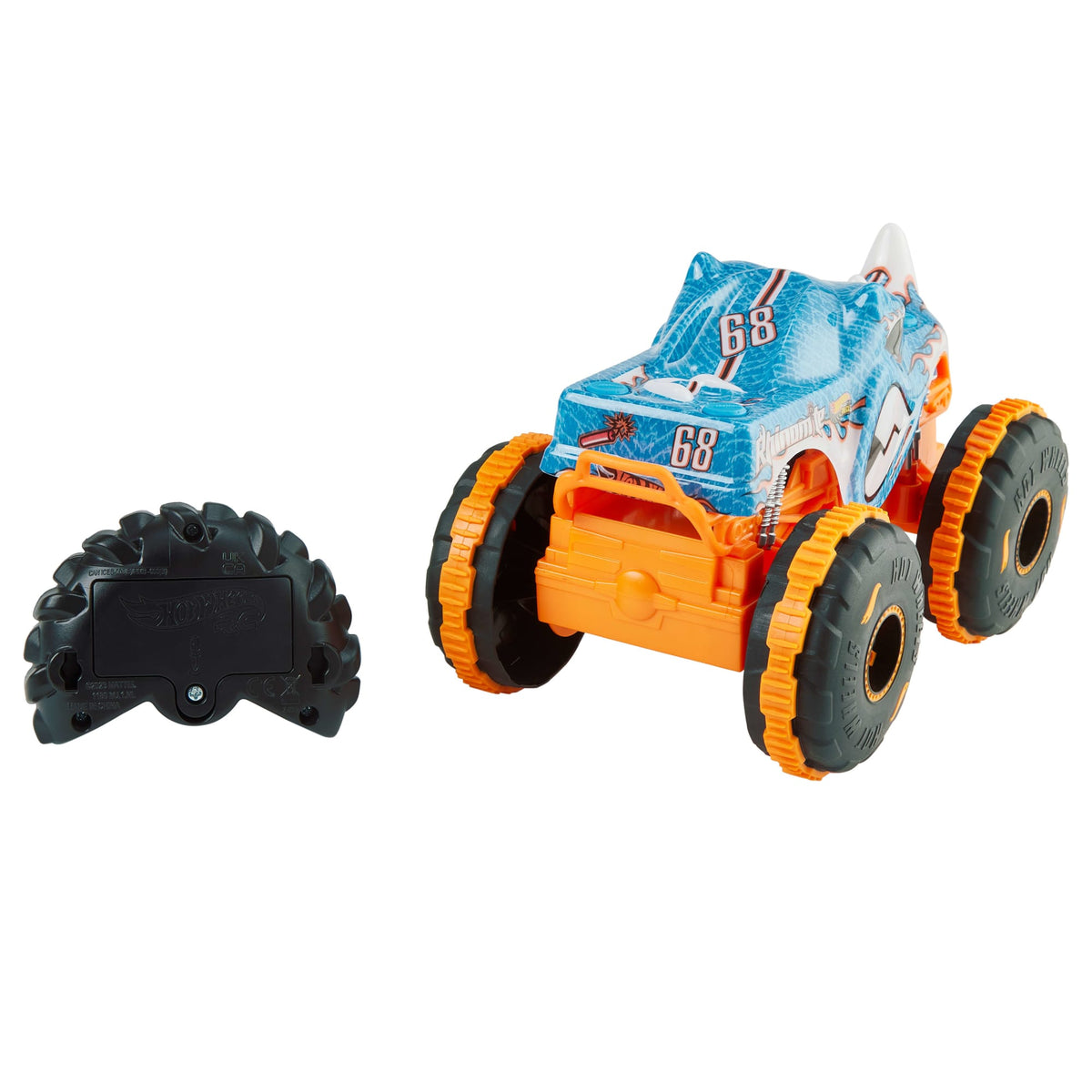 Hot Wheels Monster Trucks Vehículo a Control Remoto Auto Sorpresa RC Escala 1:24