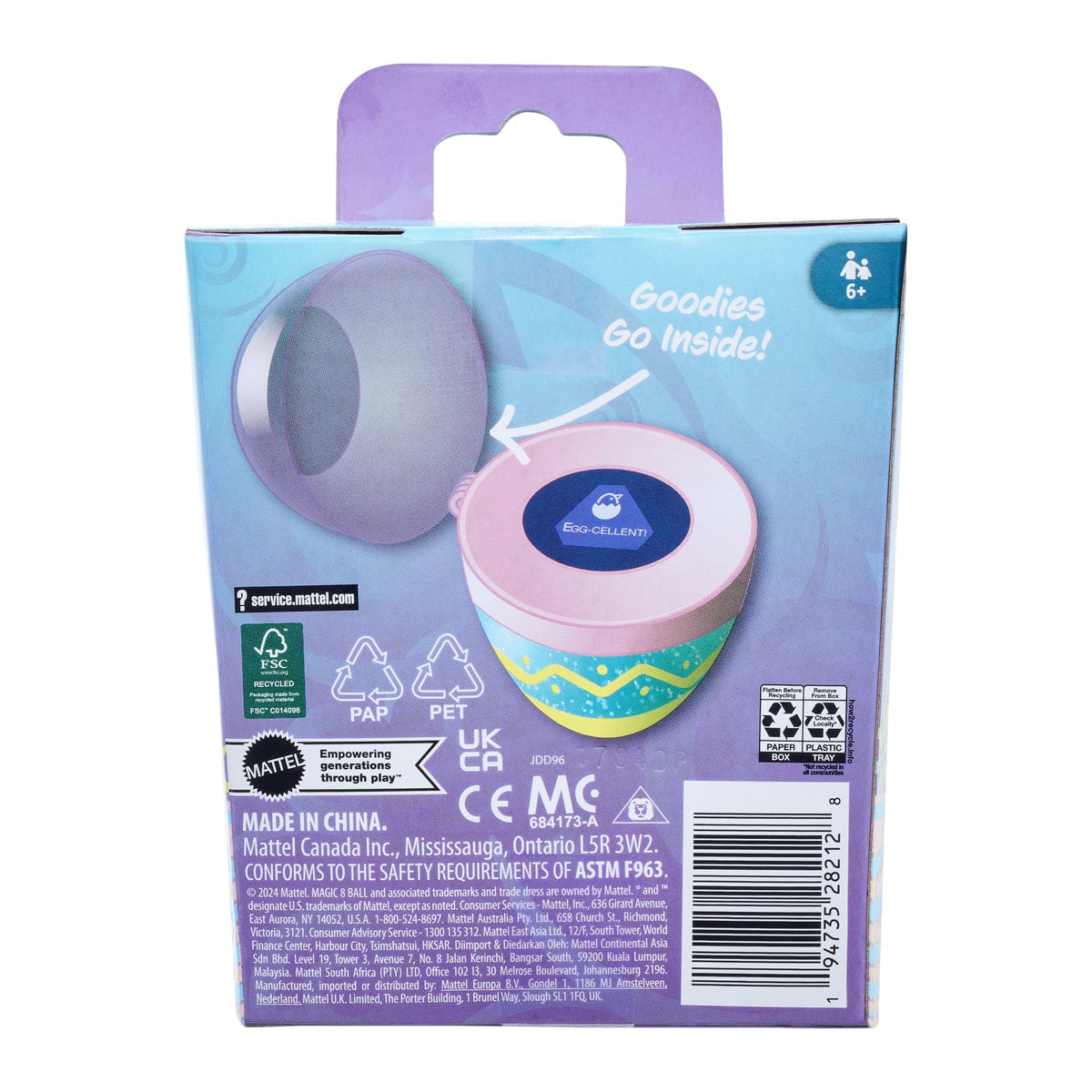 Magic 8 Ball Easter Novelty Game For Kids, Adult, Family & Game Night
