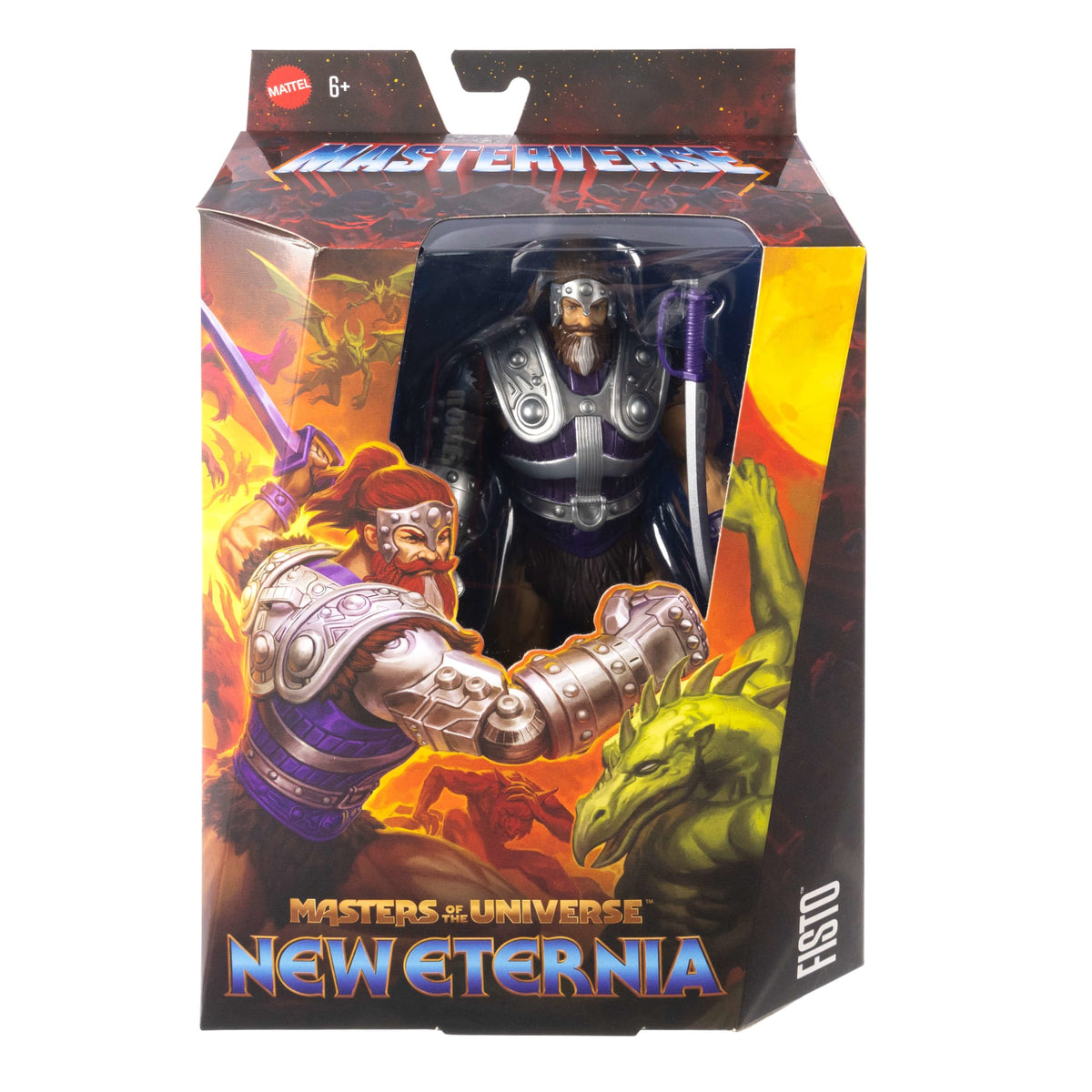 Masters Of The Universe Masterverse New Eternia Fisto Action Figure, MOTU Toy Hero, 30 Articulations