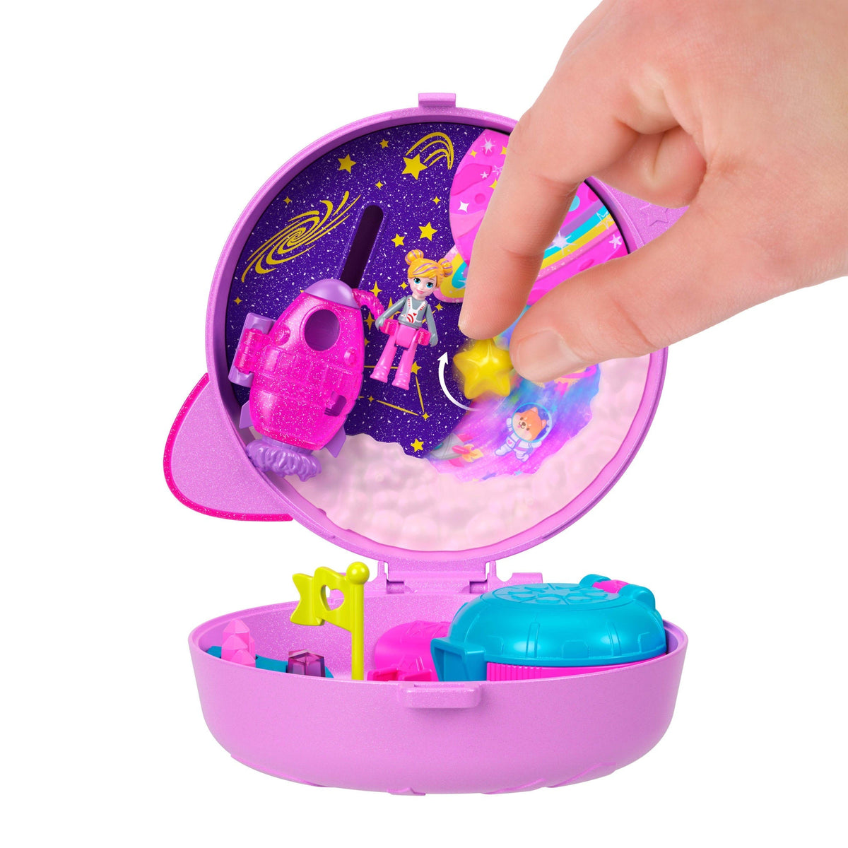 Polly Pocket Set de Juego Compacto de Planeta Polly