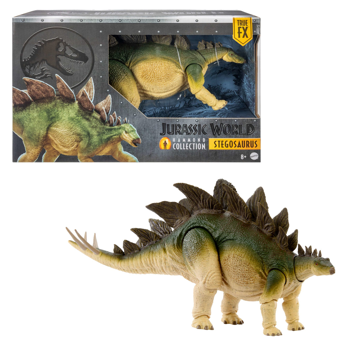 Jurassic World Hammond Collection Lost World Jurassic Park Stegosaurus Action Figure, Large Dinosaur