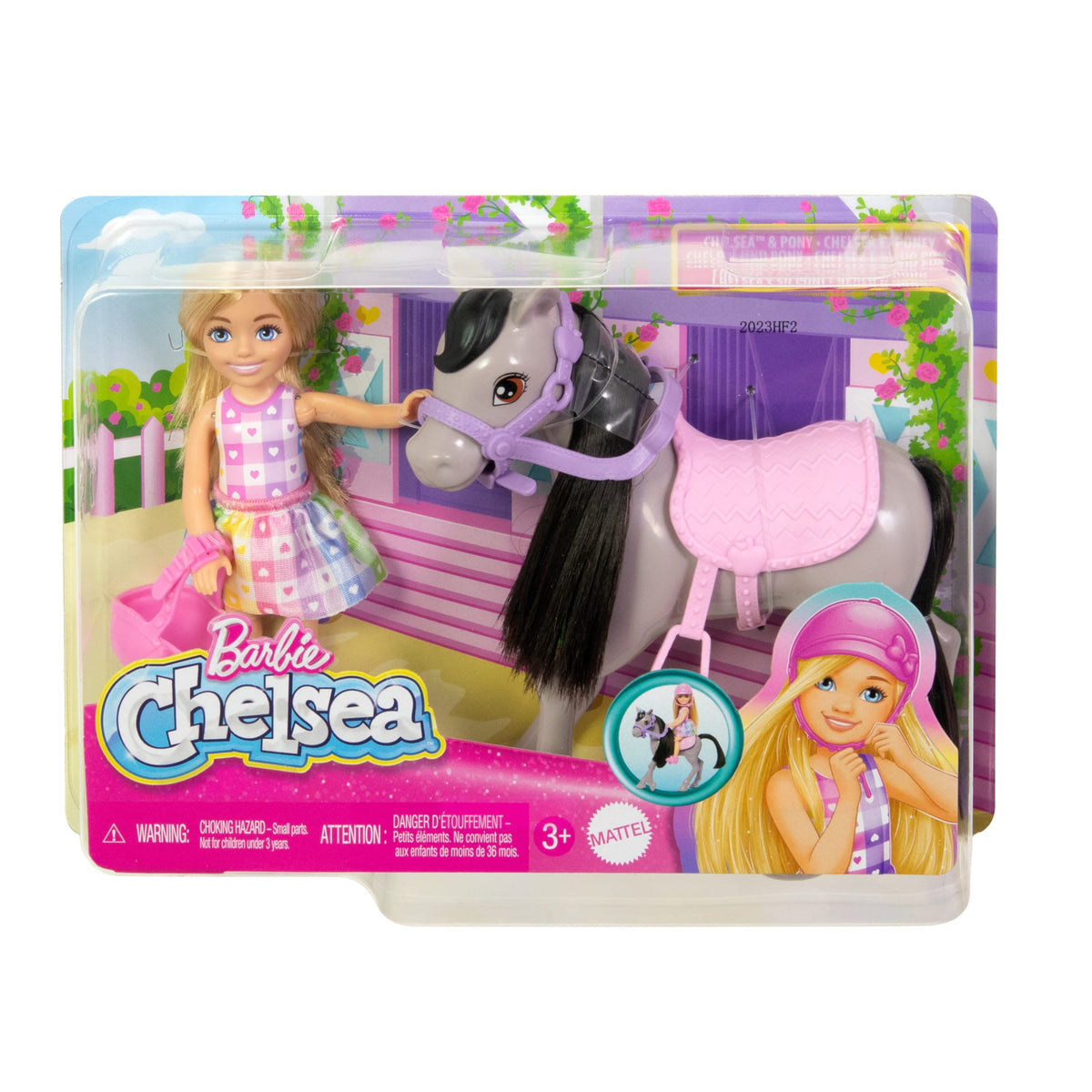Barbie Set de Juego Chelsea Paseo en Pony