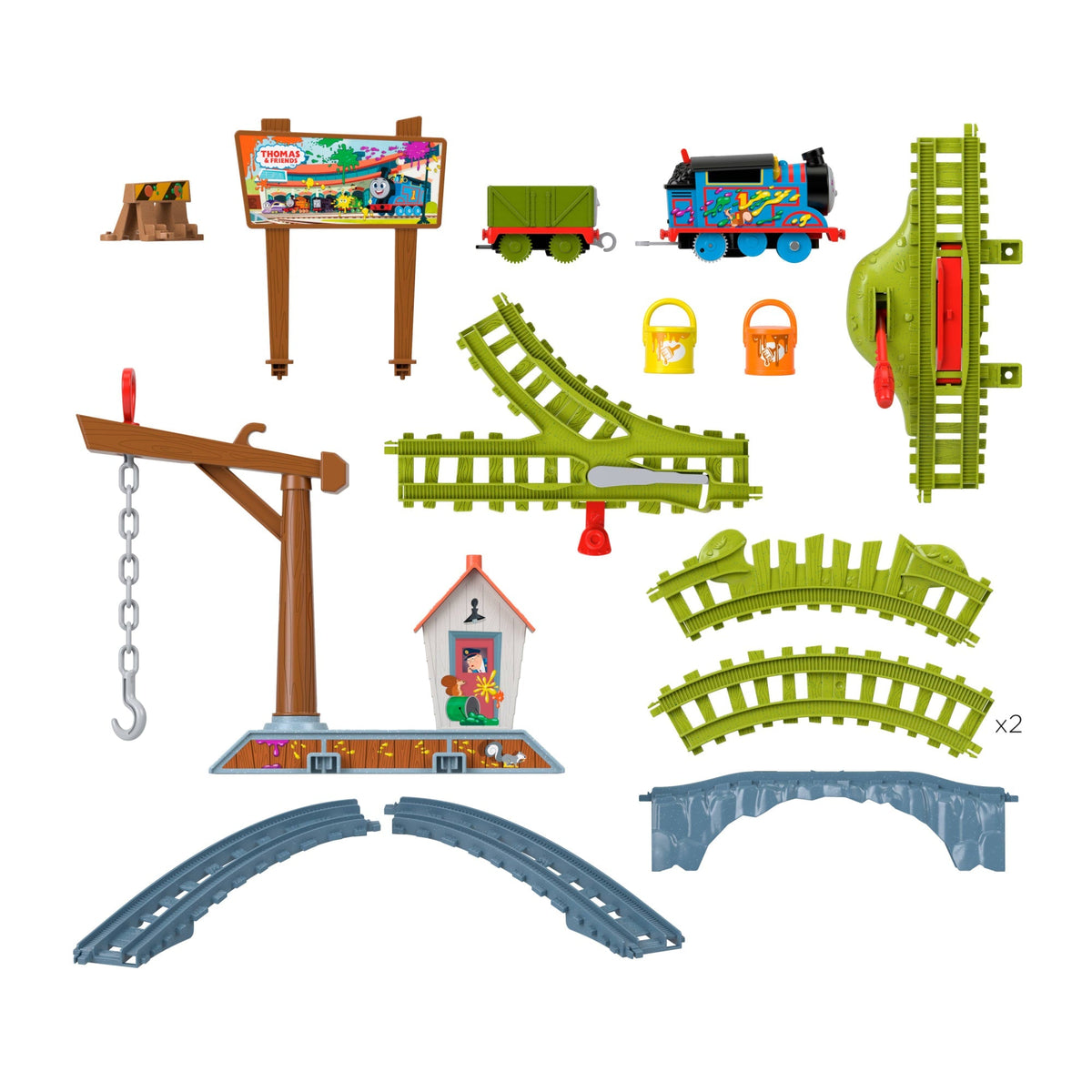 Thomas & Friends Pista de Juguete Entrega de Pintura