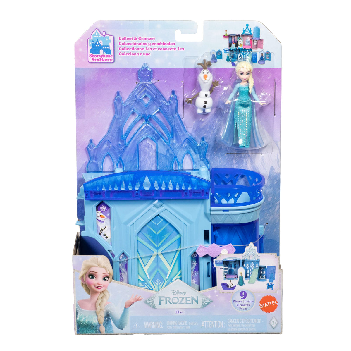 Disney Frozen Casa de Muñecas Castillo de Elsa Apilable