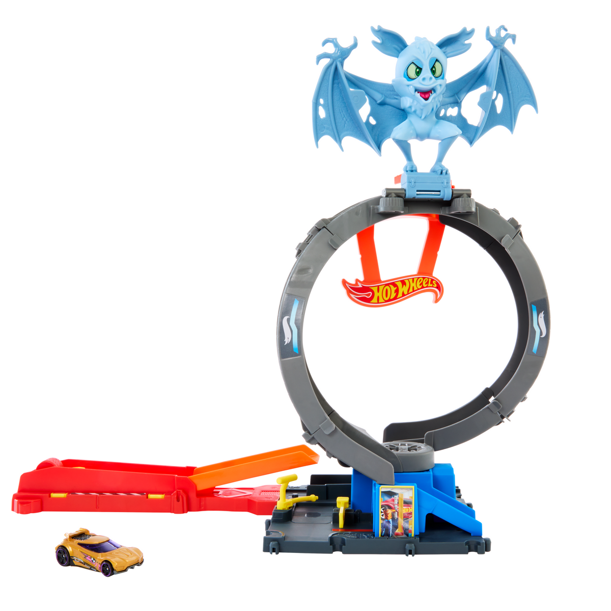 Hot Wheels City Pista de Juguete Ataque de Murciélago