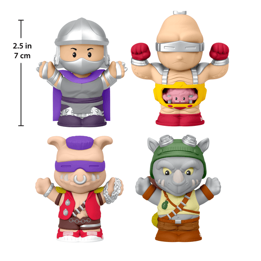 Little People Collector Teenage Mutant Ninja Turtles: Villains Special Edition Set, 4 Figures