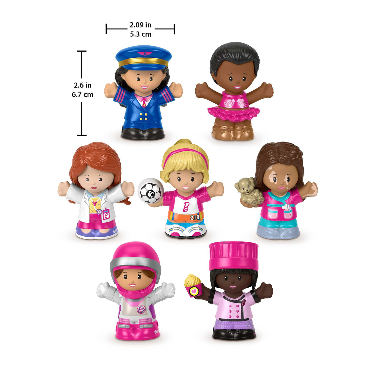 Barbie You Can Be Anything Figure Pack By Little People