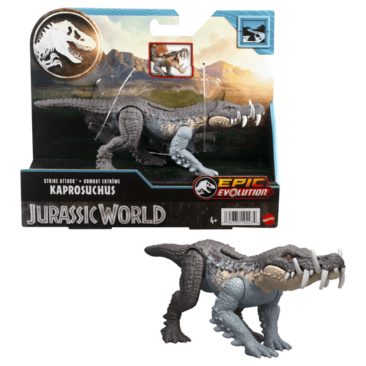 Jurassic World Strike Attack Kaprosuchus Dinosaur Toy With Single Strike Action