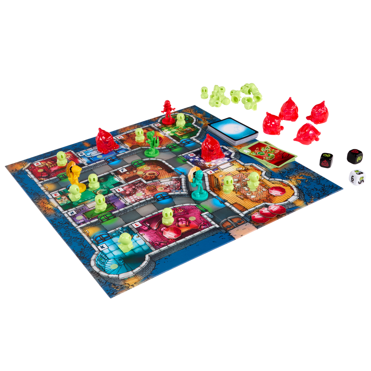 Ghost Fightin’ Treasure Hunters Anniversary Edition Board Game, Cooperative Family Game With 2 Ways To Play For 2-5 Players
