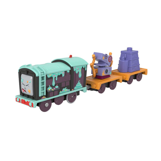 Thomas & Friends Frosting Diesel Motorized Toy Train Engine & Cargo For Preschool Kids