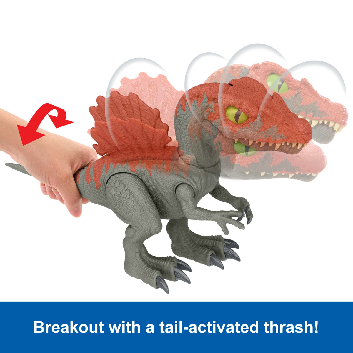 Jurassic World Crushivores Spinosaurus Cage Crasher Dinosaur Action Figure Unboxing Toy & Compounds