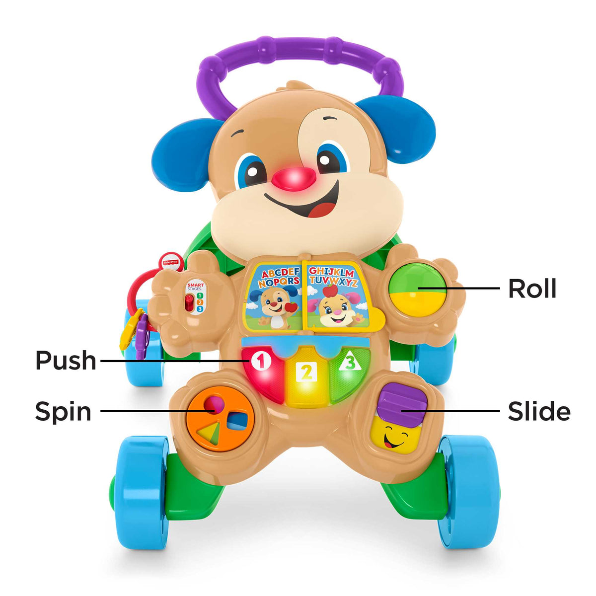 Fisher-Price Laugh & Learn Smart Stages Learn With Puppy Walker Baby & Toddler Toy
