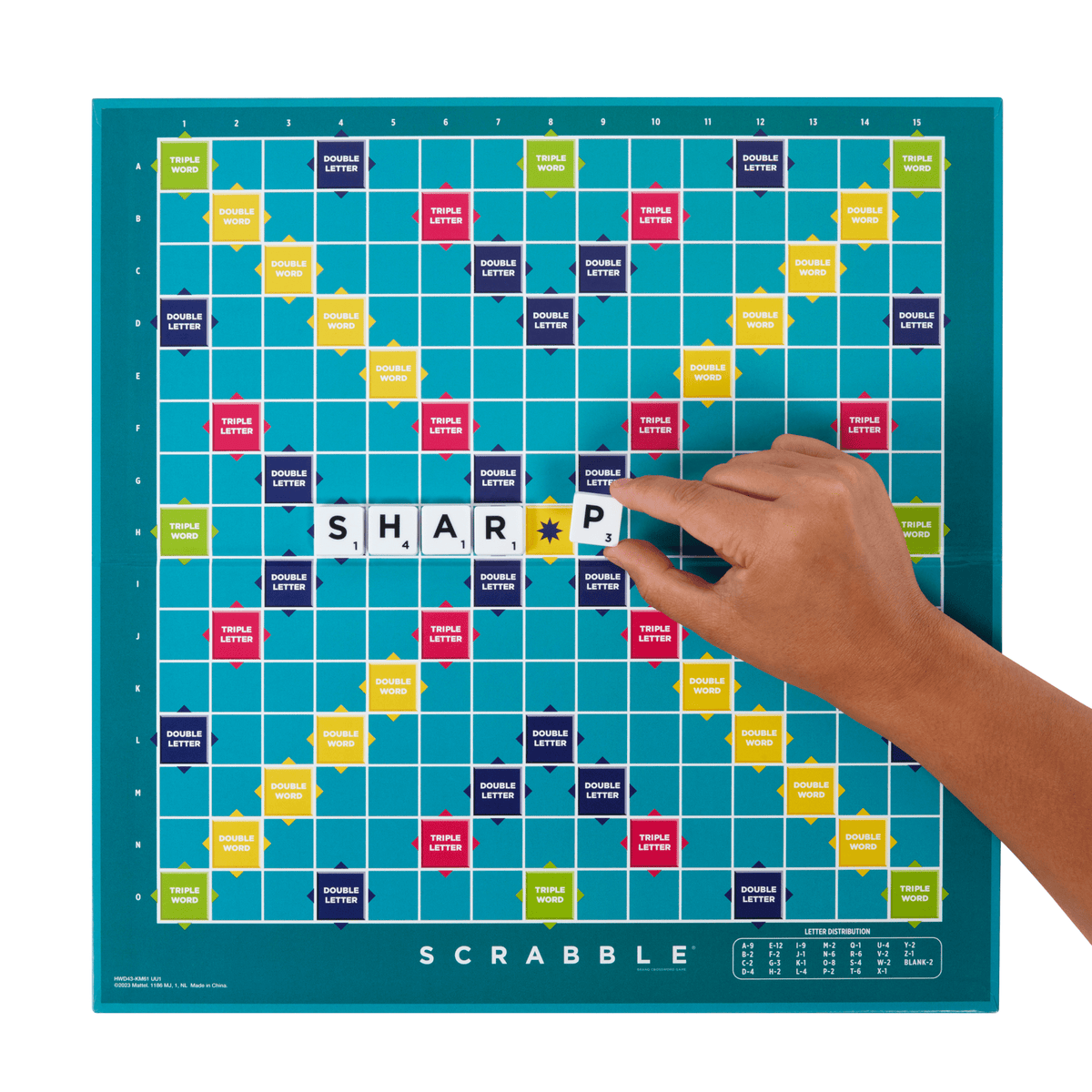 Scrabble Jogo de Tabuleiro 2 em 1