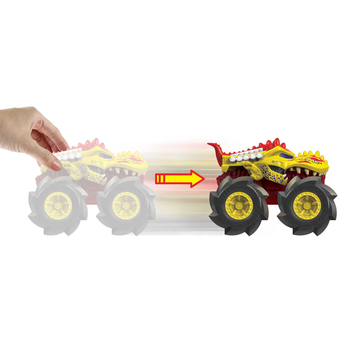 Hot Wheels® 1:43 Monster Trucks Rev Tredz™ Trucks - Zombie Wrex
