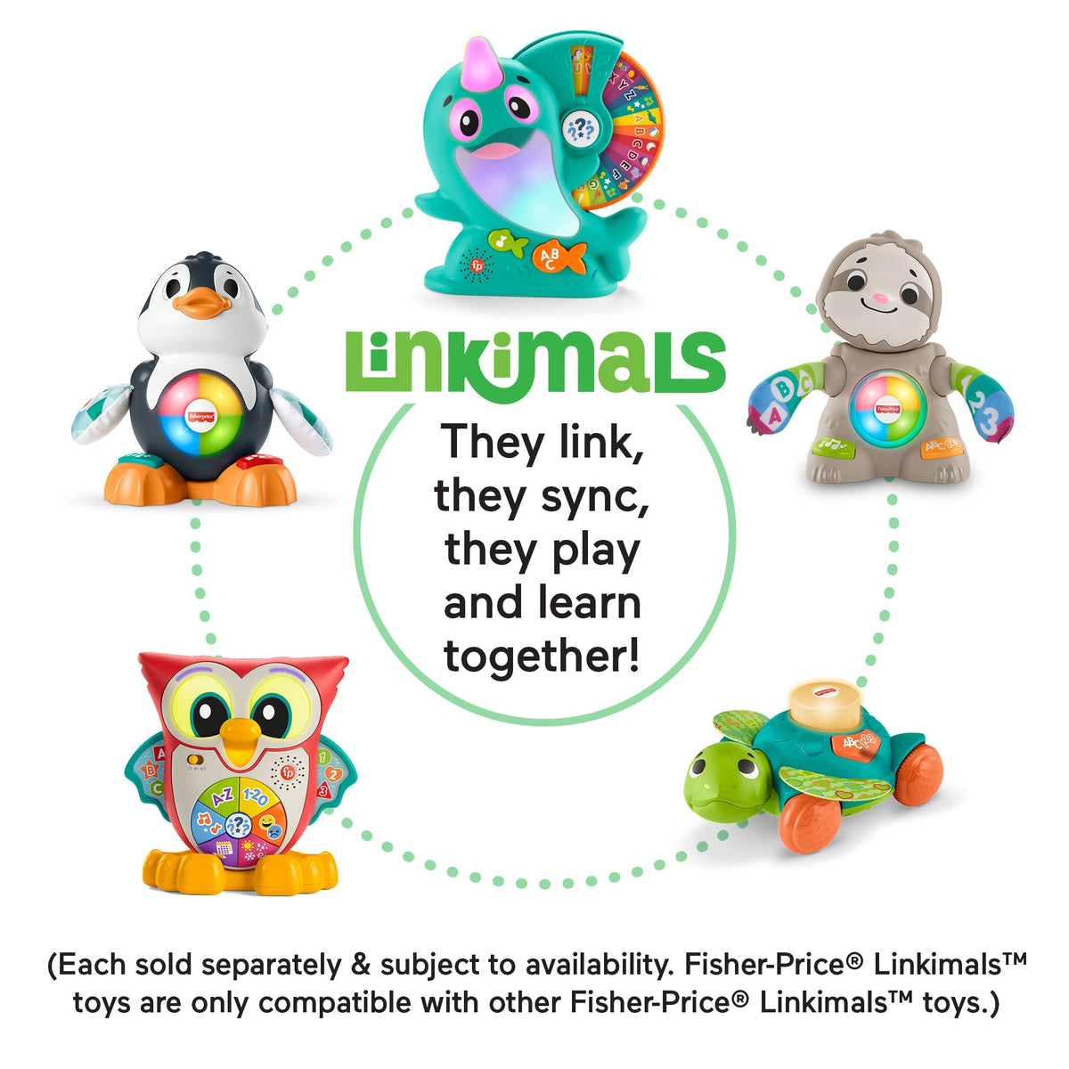 Fisher-Price Linkimals Light-Up & Learn Owl