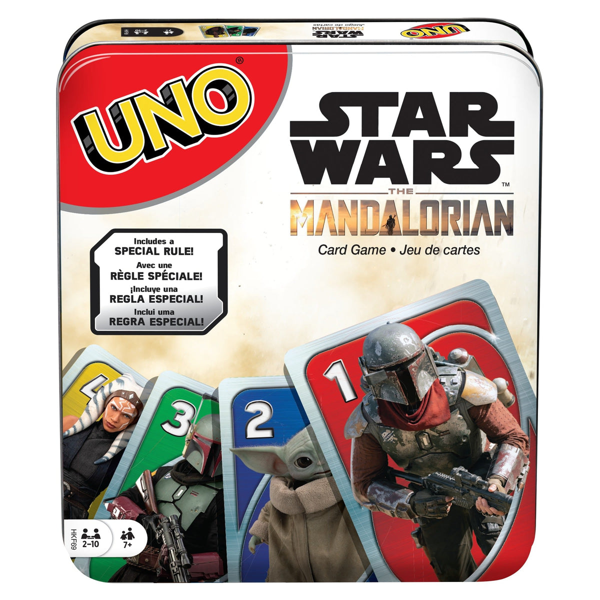 UNO Star Wars The Mandalorian Themed Deck in Storage Tin
