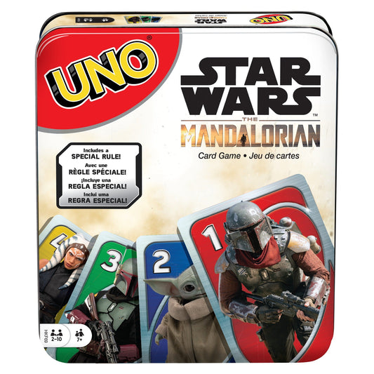 UNO Star Wars The Mandalorian Themed Deck in Storage Tin