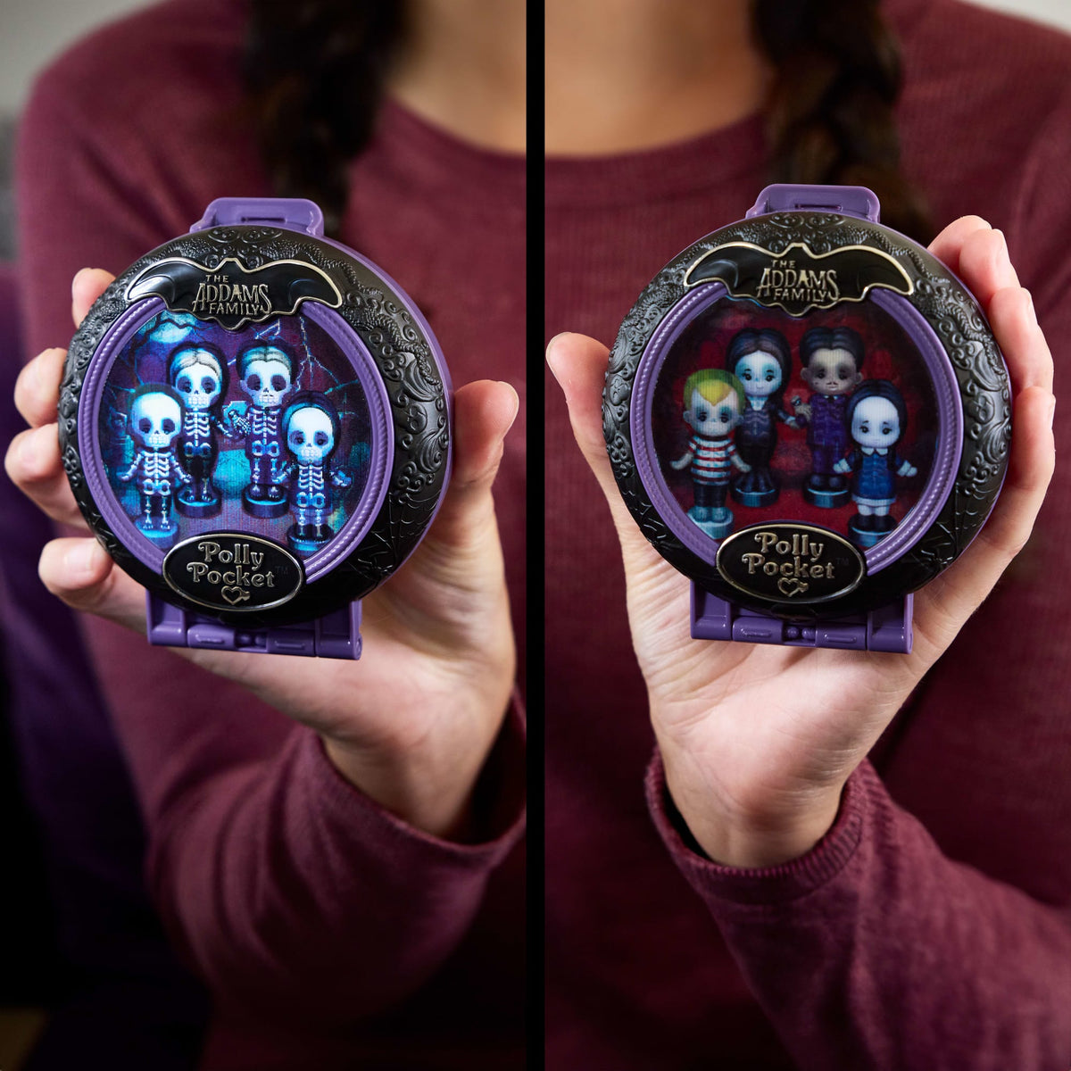 Polly Pocket Collector The Addams Family Compact, Special Edition Dolls And Playset