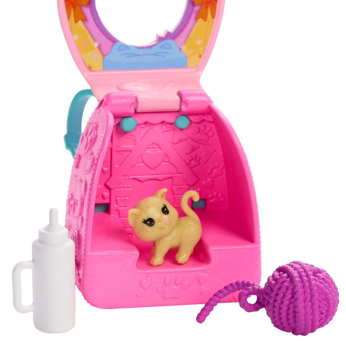 Barbie Family & Friends Chelsea Playtime Kitty Backpack Doll And Accessories, Backpack With Kitten Play Piece