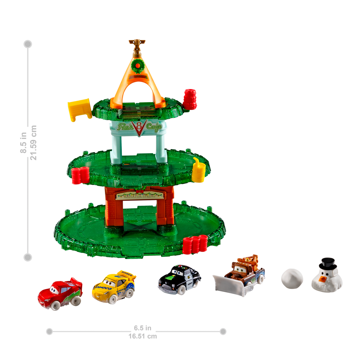 Disney And Pixar Cars Minis Advent Calendar With 24 Pieces, Surprises Include 4 Mini Toy Cars